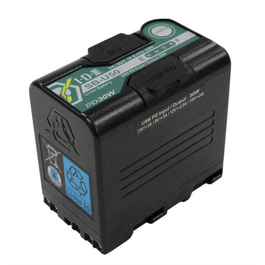 IDX System Technology DUO-C198 Batteria V-Mount 14.4V 191Wh 13.2Ah Li-Ion Usata