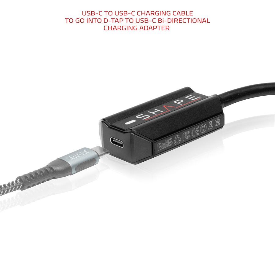 SHAPE 100W D-Tap to USB-C Bi-Directional Charging Adapter
