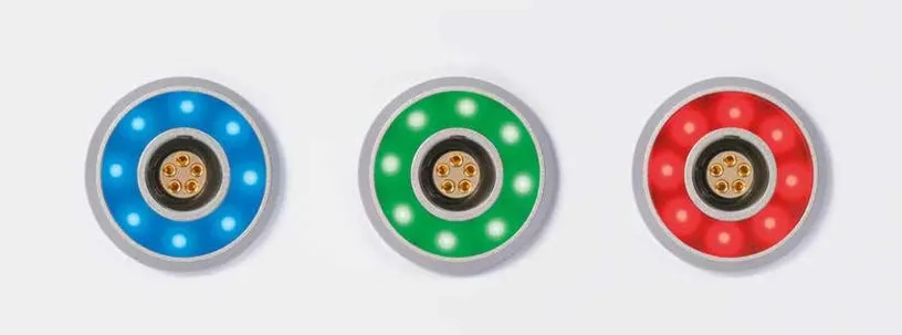 LEMO Halo Red, Green and Blue panel sockets