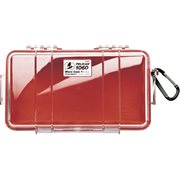 Pelican 1060 with Liner -Red Clear