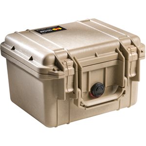 Pelican 1300 Case No Foam - Desert Tan
