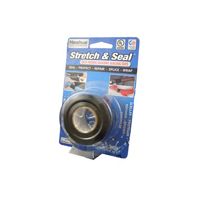 Nashua Stretch and Seal Tape - Black Nashua Stretch and Seal Tape - Black