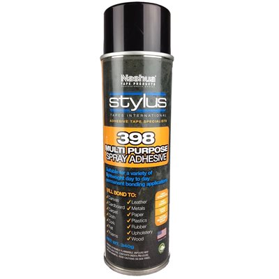 NASHUA 398 MULTI PURPOSE SPRAY ADHESIVE NASHUA 398 MULTI PURPOSE SPRAY ADHESIVE
