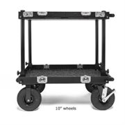 adicam STANDARD+ Film Cart with Standard Legs with 10" Wheels, Silver Latches