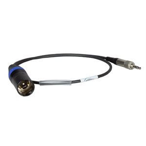 AMBIENT Adapter Cable XLR-3Pin Male to XLR-3Pin Low Profile Female Right Angle 45cm