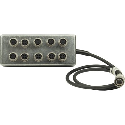 Ambient Recording Hirose distribution box, 10x4-pin sockets w lead to Hirose4M Ambient Recording Hirose distribution box, 10x4-pin sockets w lead to Hirose4M