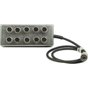 Ambient Recording Hirose distribution box, 10x4-pin sockets w lead to Hirose4M