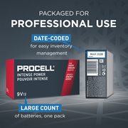 Procell PX1604 Intense Industrial Grade 9v Alkaline Battery