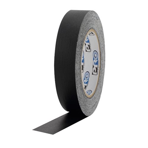 Pro Tapes® Pro 46 Black Colored Crepe Paper Masking Tape 1" 54m / 60yds
