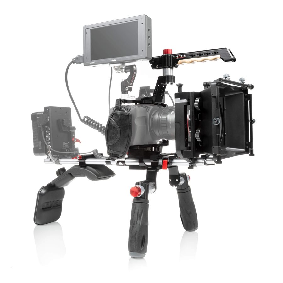 SHAPE Blackmagic Pocket cinema 4k, 6k shoulder mount, matte box, follow