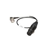 AMBIENT Timecode-in cable XLR-3F to BNC-M 90°