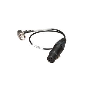 AMBIENT Timecode-in cable XLR-3F to BNC-M 90°
