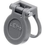 LEMO BRR.1S Dust Cap Sprung Panel Socket Grey