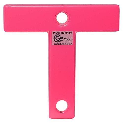 CGE Tools Industry Mark "T" - Fluorescent Pink