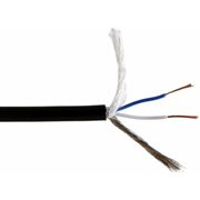 Canare 2 Core Microphone Cable Braided shield Black Sheath