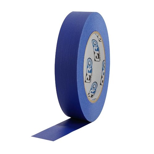 PRO Tape Pro 46 Dark Blue Colored Crepe Paper Masking Tape 1" 54m / 60YRD 3" Core