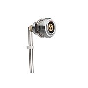 LEMO ECG.1B 10 Pin Right Angle PCB Mount Panel Socket