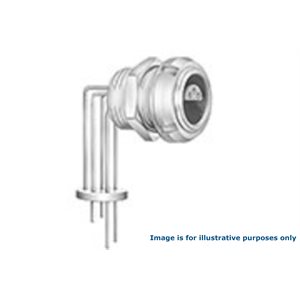 LEMO ECP.0S 2 Pin Panel Socket Right Angle PCB Mount