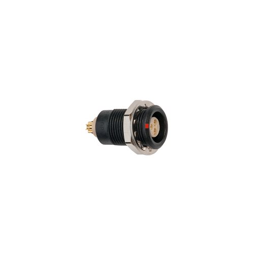 LEMO EGG.0B 7 Pin Panel Socket Black Chrome
