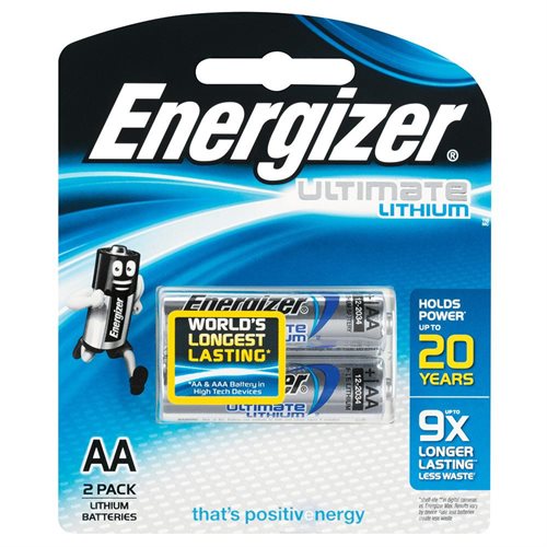 ENERGIZER LITHIUM AA BATTERIES (2PK) ENERGIZER LITHIUM AA BATTERIES (2PK)