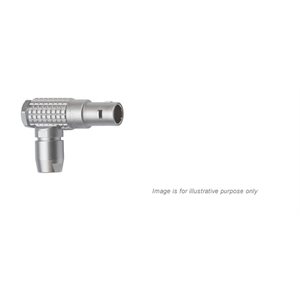 LEMO FPG.1B 2 pin Crimp Right Angle Line Plug