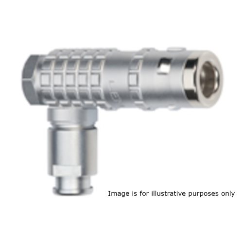 LEMO FPG.2K 4 Pin Right Angle Inline Plug