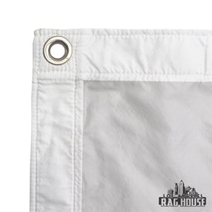 LA Rag House Textile 8x12' Full Grid White Silent