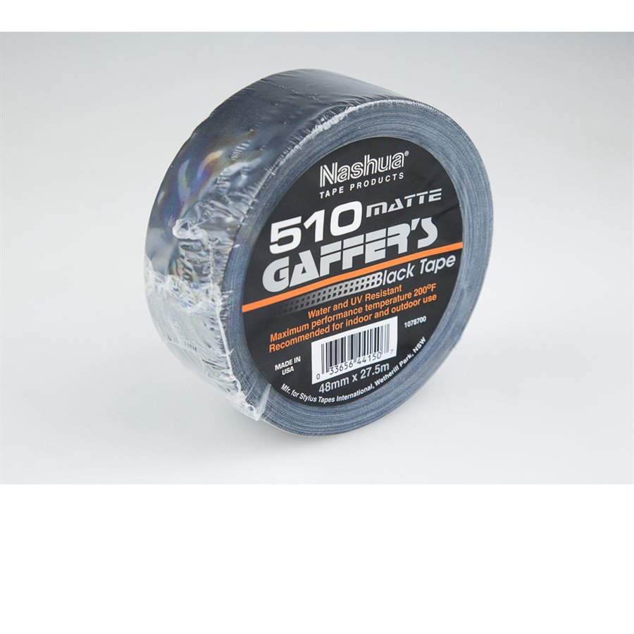 Nashua 357 Gaffer Tape Black 40M John Barry Sales