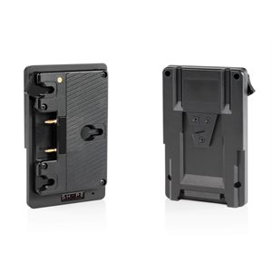 SHAPE gold mount to V-mount regulated battery converter
