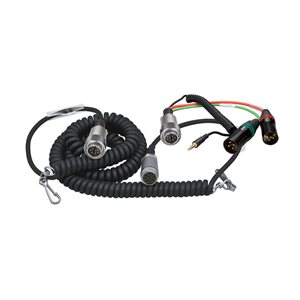 AMBIENT Coiled mixer / camera loom, Hirose 10-pin + HBY10-35