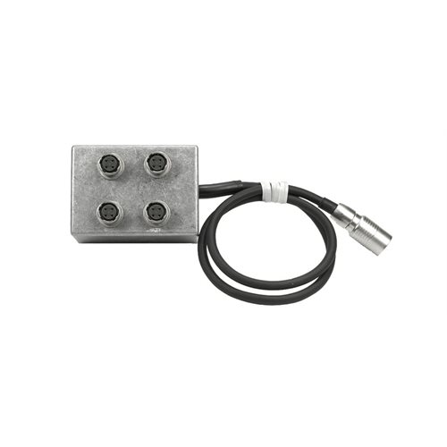 AMBIENT Hirose distribution box, 4x4-pin sockets w lead to Hirose4M