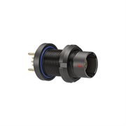 LEMO HYR.0D 2 Pin Straight PCB Mount Panel Socket