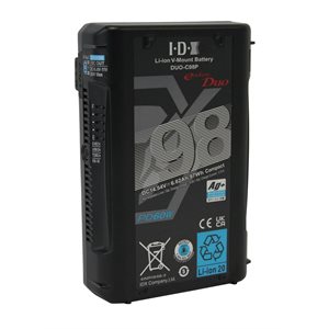 IDX DUO-C98P 97Wh Li-ion V-Mount Battery with 2x D-Taps & 1x USB-C