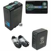 IDX SB-U98 Battery & Charger Kit - 2 x SB-U98PD & 1x UC-PD2