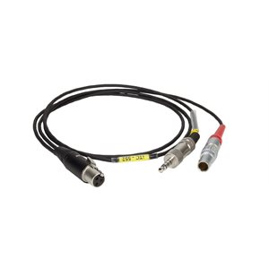 AMBIENT TC cable to SD552 + iPhone, Lemo Compatable 5-pin to TA3F + 3.5mm TRRS