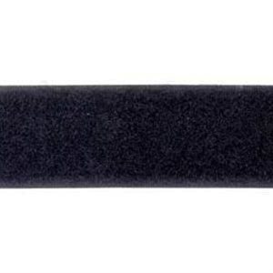 VELCRO® Brand 25mm Loop with Adhesive Back - Black 1m