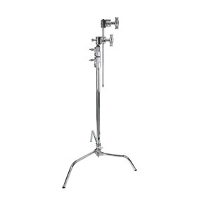 Kupo CS-20MK 20" C Stand with Sliding Leg Kits - Silver