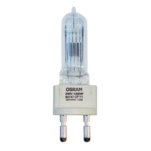 Osram 64747 CP71 FKJ 1000w 240v G22 Halogen Lamp