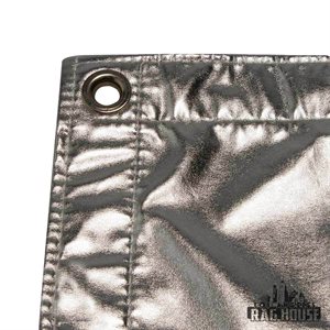 LA Rag House Textile 8x8' Lame Silver