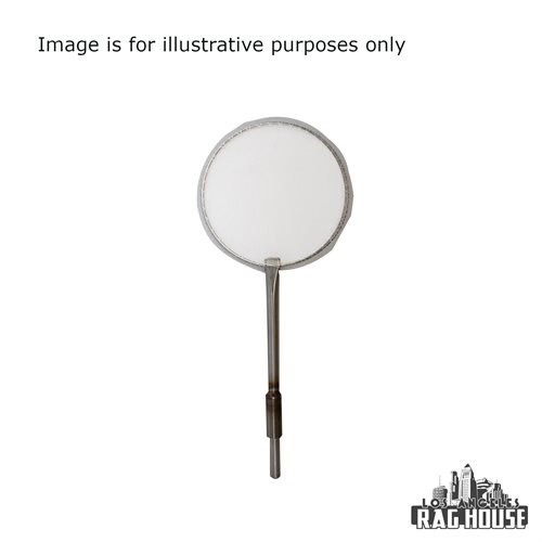 LA Rag House Dot 3" Artificial / Poly Silk White