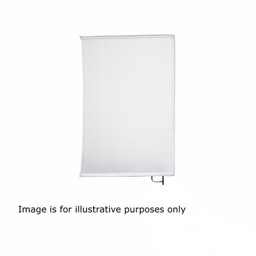 LA Rag House Flag 12x18" Half Grid White Noisy