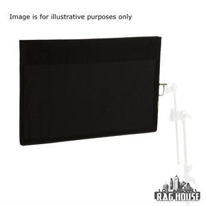 LA Rag House Floppy 24x36" Ultrabounce Black / Black - Side Hinge