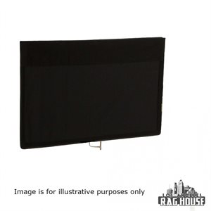 LA Rag House Floppy 48x48" Ultrabounce Black / Black - Side Hinge