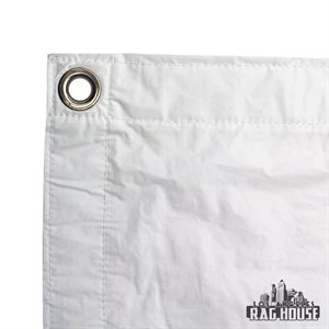 LA Rag House Textile 12x12' Full Grid White Noisy