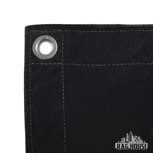 LA Rag House Textile 12x20' Velvet Black