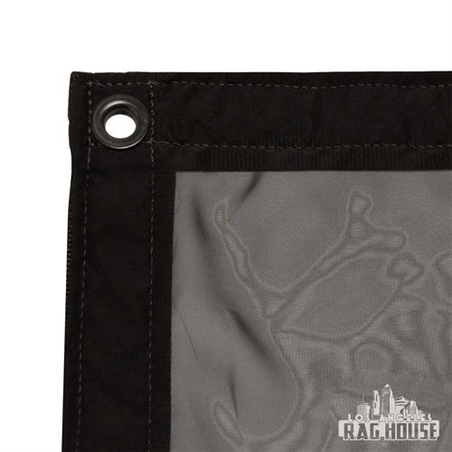 LA Rag House Textile 12x12' Quarter Silk Black