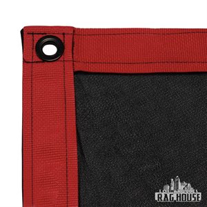 LA Rag House Textile 12x12' Scrim-Net Black Double