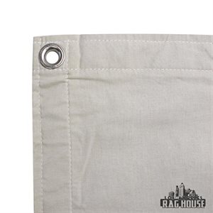 LA Rag House Textile 4x4' Muslin Day Grey