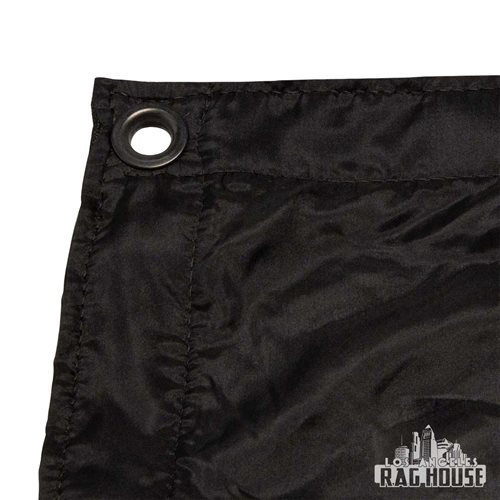 LA Rag House Textile 4x4' China Silk Black