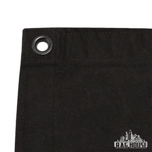 LA Rag House Textile 8x8' Black Cloth